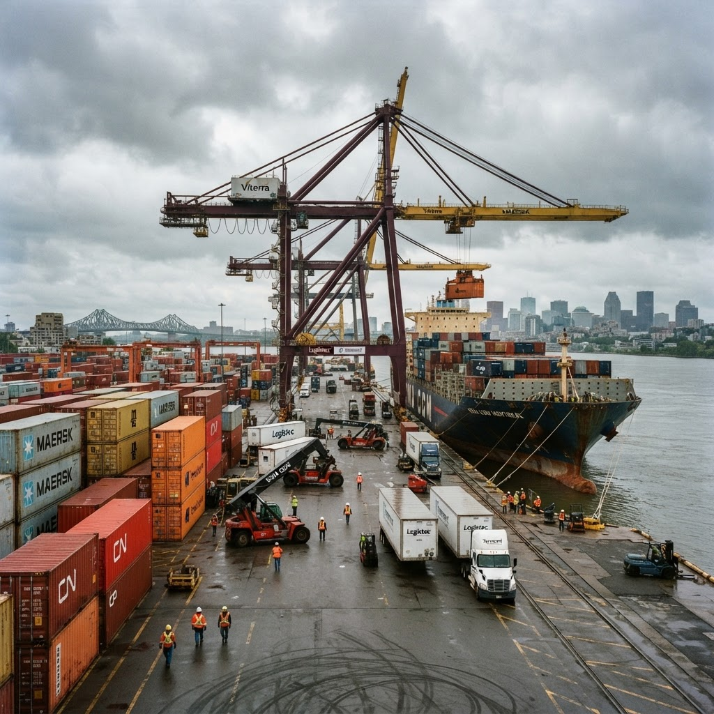 Montreal Port Strike Averted: AI Gantry Crane Deal