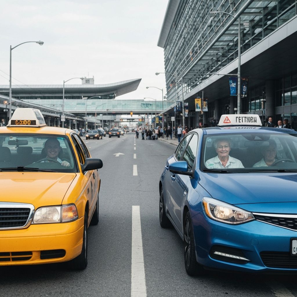 Uber vs. Taxi at YUL